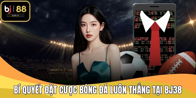 Bí quyết đặt cược bóng đá luôn thắng tại BJ38