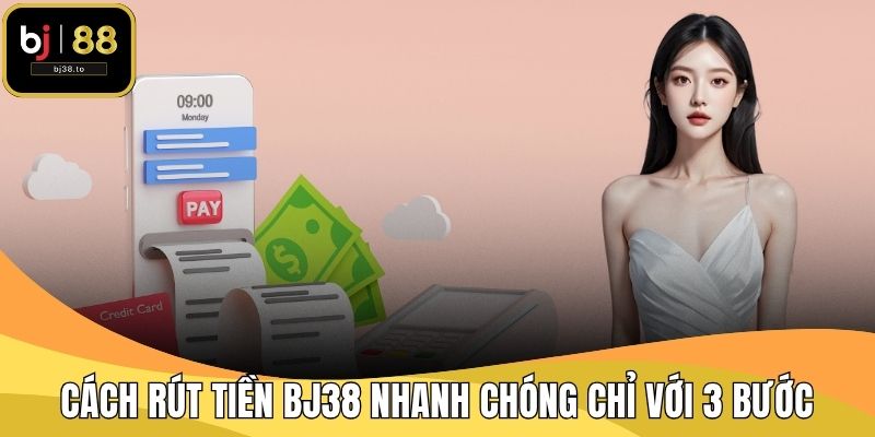 Cách rút tiền BJ38 nhanh chóng chỉ với 3 bước