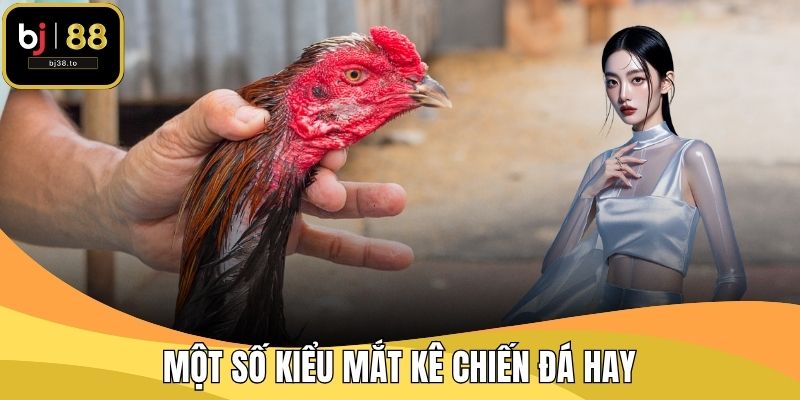 Một số kiểu mắt kê chiến đá hay
