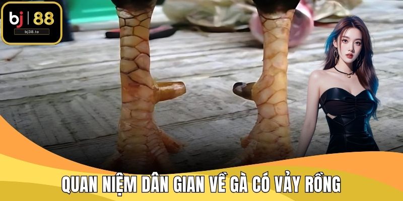 Quan niệm dân gian về gà có vảy rồng